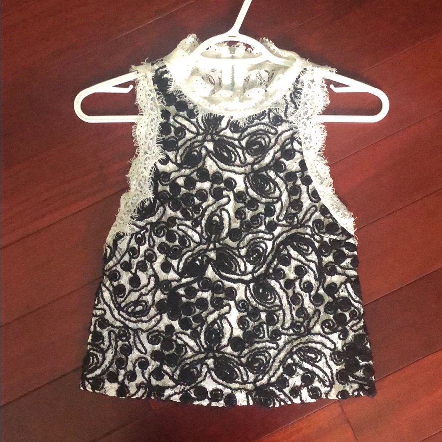 Zara Womens Lace Top Size Medium